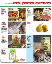 Volantino Extracoop Pagina 7: Polpettoni di bovino e suino farciti Kebuoni €13,90, Pere Williams €1,98
