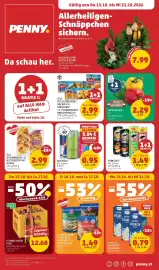 PENNY Flugblatt woche 42 Seite 1: Iglo Fischstäbchen, Backfischstäbchen od. Polardorsch Knusperhülle €2,99