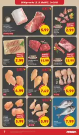PENNY Flugblatt woche 42 Seite 7: Delikatessa XXL Karree od. XXL Schopf €5,99, Schweinefleisch Knochen €2,99