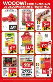 Catalog PROFI săptămâna 41 Pagină 2: Pachet băutură răcoritoare Coca Cola / Fanta €16,29