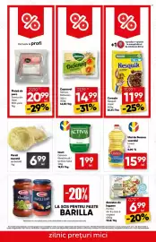 Catalog PROFI săptămâna 41 Pagină 2: Laurt danone fibre&musli/activia natur €1,99, Unisol ulei de floarea soarelui €15,99