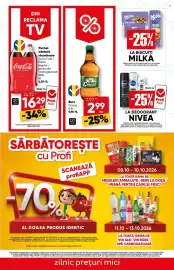 Catalog PROFI săptămâna 41 Pagină 3: Milka biscuiti, Bere Ciucas €2,99