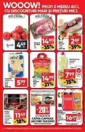 Catalog PROFI săptămâna 41 Pagină 2: Orez basmati sella Atlas €14,99, Jacobs tassimo cafea capsule