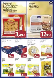 Volantino Docks Cash&Carry Pagina 23: Bocconcini di Pollo e Tacchino, Cotolette di Pollo, con Spinaci Fattoria Bonita €3,49