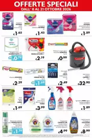 Volantino Maxi Supermercati Pagina 9: Sgrassatore SMAC bagno/express/candeggina €1,89, Liquido lavatrice Coccolino €8,99