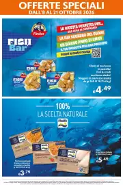 Volantino Eurospesa Pagina 10: OFFERTE SPECIALI DALL'8 AL 21 OTTOBRE 2026 CAPITAN FINDUS FISH Bar Findus LA RICETTA PERFETTA