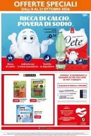 Volantino Eurospesa Pagina 12: Friskies Deli Bon €1,69, Purina Adventuros Snack Cane €1,25
