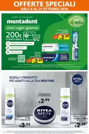 Volantino Eurospesa Pagina 13: Nivea Men Gel da barba sensitive €3,25, Nivea Men Creme €2,99