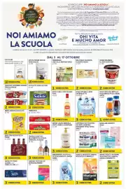 Volantino Eurospesa Pagina 17: Acqua naturale libera San Benedetto €3,00, Yogurt al banana Super Mario Danone