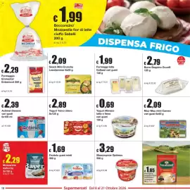 Volantino Sì con te Pagina 10: Yogurt Yomo intero €2,89, Actimel Danone €2,39