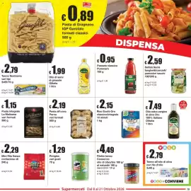Volantino Sì con te Pagina 15: Pasta integrale La Molisana €1,15, Pasta all'uovo Perna €2,19