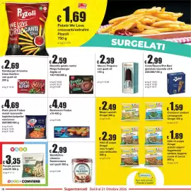 Volantino Sì con te Pagina 16: Piatti pronti Findus ravioli €4,69, Bastoncini Findus €4,49