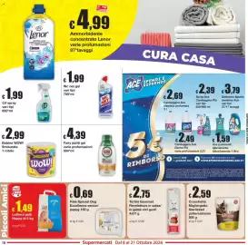 Volantino Sì con te Pagina 18: Bobina WOW! Smisurata €2,99, Fairy piatti gel €4,39