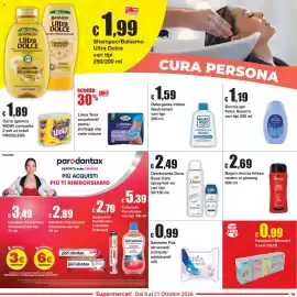 Volantino Sì con te Pagina 19: Bagno doccia Intesa neutro al ginseng €2,69, Deodorante Dove Base Care €2,49