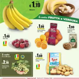 Volantino Sì con te Pagina 2: Uva da tavola di Mazzarrone €2,79, Arance Valencia Battaglio €1,99