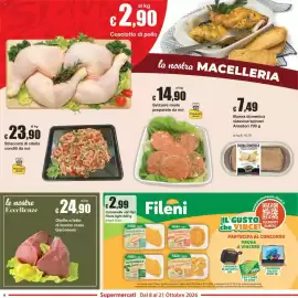 Volantino Sì con te Pagina 4: Girello a fette di bovino razza Garonnese €24,90, Straccetti di vitello conditi da noi €23,90