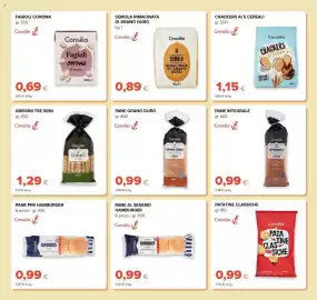 Volantino Tigre Pagina 23: Grissini tre semi Consilia €1,29, Pane integrale Consilia €0,99