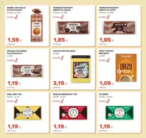 Volantino Tigre Pagina 27: Rollini con crema alla nocciola Consilia €1,19, Consilia orzo tostato macinato €1,09