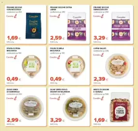 Volantino Tigre Pagina 3: Lupini salati Consilia €2,39, Olive Verdi Dolci Giganti in Salamoia Consilia €3,29