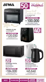 Catálogo La Anonima Página 14: Aimma pava eléctrica €45.640,00, Atma microondas digital €184.000,00