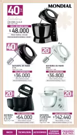 Catálogo La Anonima Página 19: Mondial batidora con bowl €64.000,00, Mondial batidora planetaria con bowl €142.440,00