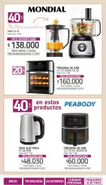 Catálogo La Anonima Página 20: Mondial multiprocesadora €138.000,00, Mondial freidora de aire €160.000,00