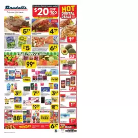 Randalls weekly ad week 41 Page 3: Medium Avocados €0,33, Blue Bell Ice Cream or Häagen-Dazs Ice Cream or Nestle Drumsticks