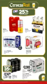 Catálogo La Anonima Página 2: Warsteiner cerveza €1.374.750,00, Michelob cerveza sin gluten €1.000,00