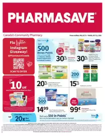 Pharmasave flyer Page 1