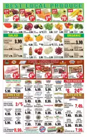 Karns weekly ad week 41 Page 4: Gala Apples €3,99, Holten's 6 lb. party box of burgers €21,99