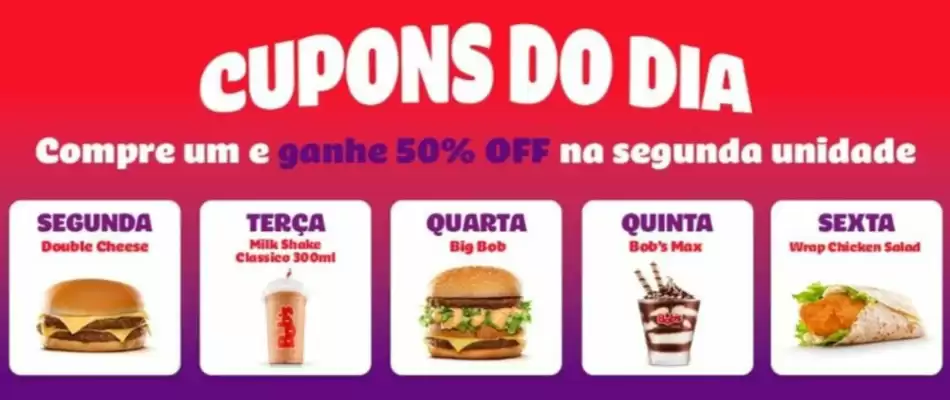 Bob's (válido até 24-10)