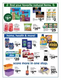 Gerbes weekly ad week 41 Page 9: Simple Truth Organic Ground Beef €25,00, Clif ZBar €5,49