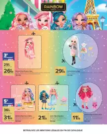 Catalogue Jouets Carrefour | Prêt à jouer avec nous ? page 20: Rainbow High Poupées Littles €11,99