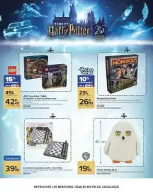 Catalogue Jouets Carrefour | Prêt à jouer avec nous ? page 27: LEXIBOOK Jeu d'échecs magnétique pilable - Harry Potter €39,99