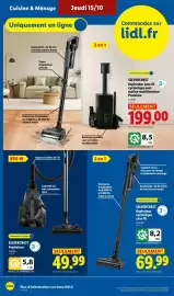 Catalogue Lidl semaine 42 page 26: Silvercrest aspirateur cyclonique sans fil €69,99