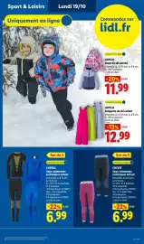 Catalogue Lidl semaine 42 page 49: LUPILU Sous-vêtements techniques enfant €6,99