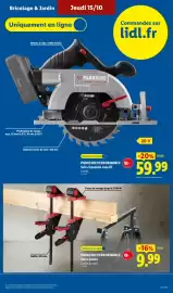 Catalogue Lidl semaine 42 page 7: PARKSIDE PERFORMANCE Serre-joints €9,99