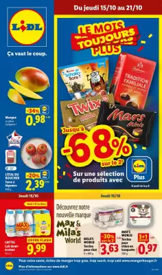 Lidl (valable jusqu'au 21-10)