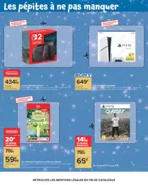 Catalogue Carrefour Market | Prêt à jouer avec nous ? page 13: SONY Console PS5 Slim Standard €649,00, EA Sport FC 27 €65,00