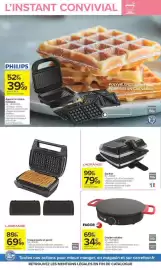 Catalogue Carrefour | Le chef c'est moi 2 page 22: LAGRANGE Gaufrer €79,99, FAGOR Crêpière rotative €34,99