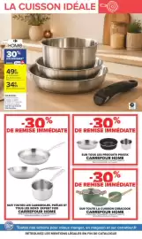 Catalogue Carrefour | Le chef c'est moi 2 page 3: Carrefour home les casseroles poeles et tous les woks expert fixe