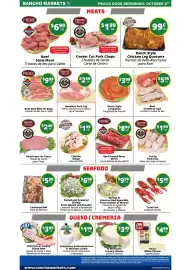 Rancho Markets weekly ad week 41 Page 4: Chicken Wings €1,99, Ranch Style Longaniza €3,99