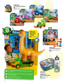 Intertoys Speelboek 2026 Pagina 13: Paw Patrol The Dino Movie Voertuig Plus Marshall