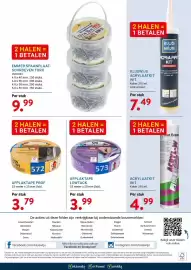 Kluswijs folder Pagina 8: Emmer spaanplaat-schroeven torx €9,99, Scley afplaktape lowtack €3,99