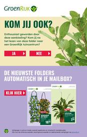 GroenRijk folder week 41 Pagina 2: Groen RIJK KOM JIJ OOK? Enthousiast geworden door deze aanbieding? Kom jij na het lezen