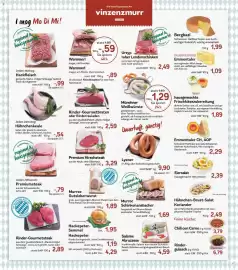 AEZ Prospekt woche 42 Seite 5: Urtyprroher Lendenschinken €2,49, Premiumsteak €1,79