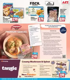 AEZ Prospekt woche 42 Seite 7: Iglo Schlemmer-Filet €2,99, Alnatura Fischstäbchen €3,79