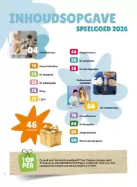 Multi bazar folder | Het Grote Speelgoedboek Pagina 2: 2 INHOUDSOPGAVE SPEELGOED 2026 04 Allerkleinsten 48 Hippe bouwers 18