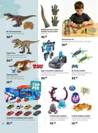 Multi bazar folder | Het Grote Speelgoedboek Pagina 52: Crystal Lynx dragons €14,99, Dinosaurus set €19,85