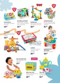 Multi bazar folder | Het Grote Speelgoedboek Pagina 6: Rol olifant met ballen €21,95, Knikkerbaan €22,95